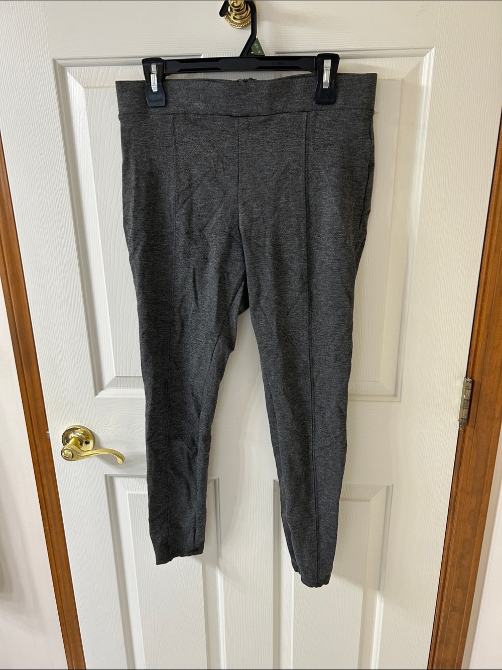 Time and Tru Women's Charcoal Gray Ponte Leggings